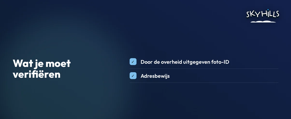 Verifieer je identiteit