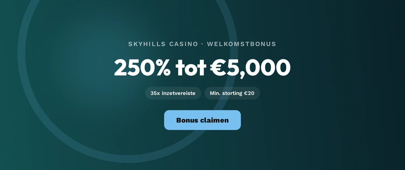 Claim de welkomstaanbieding