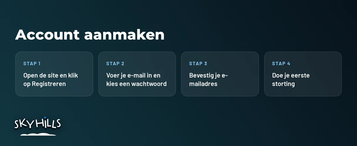 Meld je aan snel